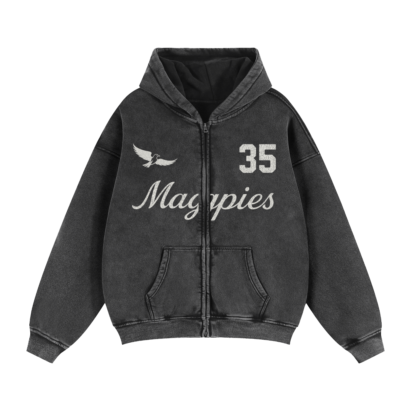 Magpies Zip Hoodie